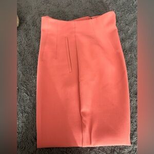 Zara light coral High Waisted Pant